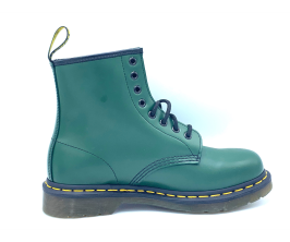 Bota MARTENS 1460 Smooth verde lateral