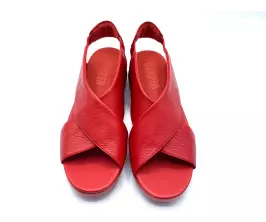 Sandalias Camper Balloon Rojas frontal