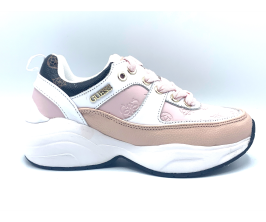 Sneakers Guess Runner Rosa lateral