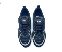 Sneakers Hugo Boss Titanium Runn negro frontal