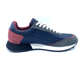 Sneakers Armani Exchange azul lateral