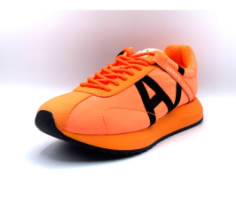 Sneaker Emporio Armani Naranja lateral