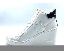 Sneaker Guess Cuña Blanco lateral