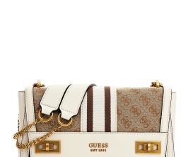 Bolso Guess Katey Beige frontal
