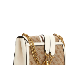 Bolso Guess Katey Beige lateral
